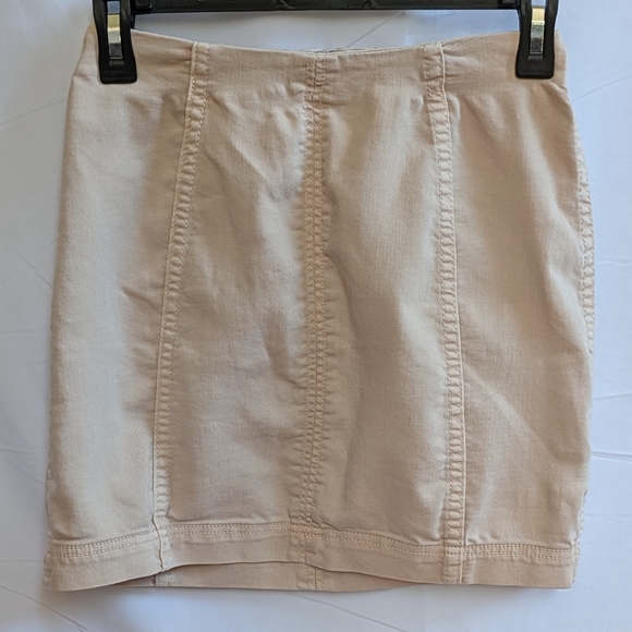 Free People Tan Mini Skirt - Picture 6 of 7